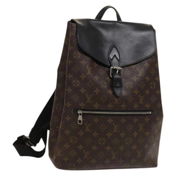 LOUIS VUITTON Monogram Macassar Parc Backpack - Picture 1 of 15